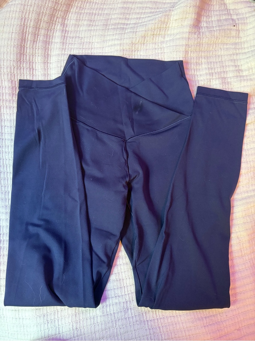 aerie navy crossover leggings